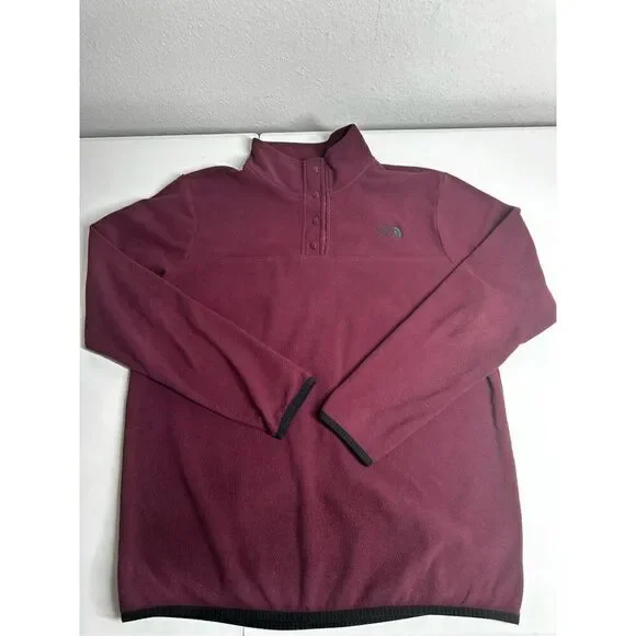 The North Face Women's Tka Glacier Snap-Neck Pullover Size Large - Picture 2 of 13